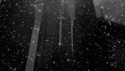 Gif animé gothique neige